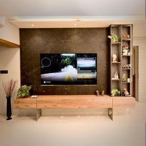 Ceramic Back Panel TV Unit